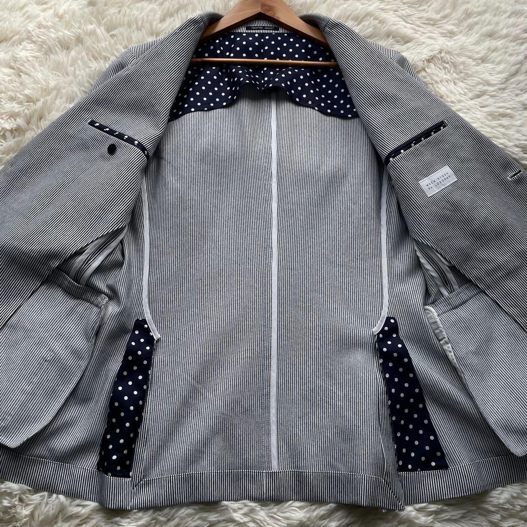 極美品✨マッキントッシュフィロソフィー　TROTTERジャケット　ヒッコリー　L