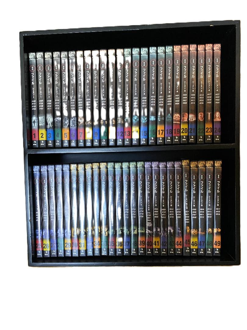 ザ　エックス　ファイル ＤＶＤコレクション　全49巻　冊子＋艶消し黒色棚入り