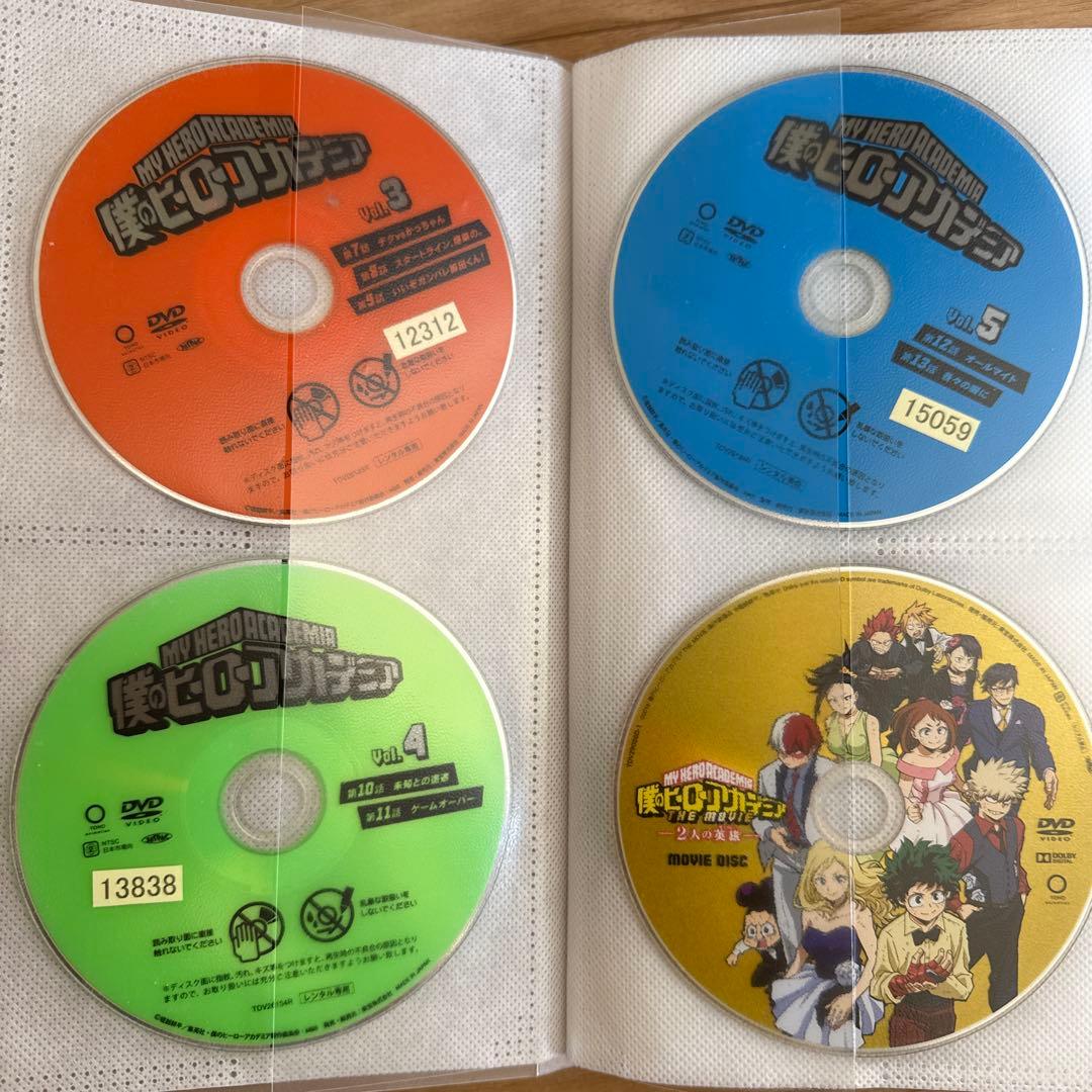 ヒロアカDVD 1期〜6期　劇場版2作