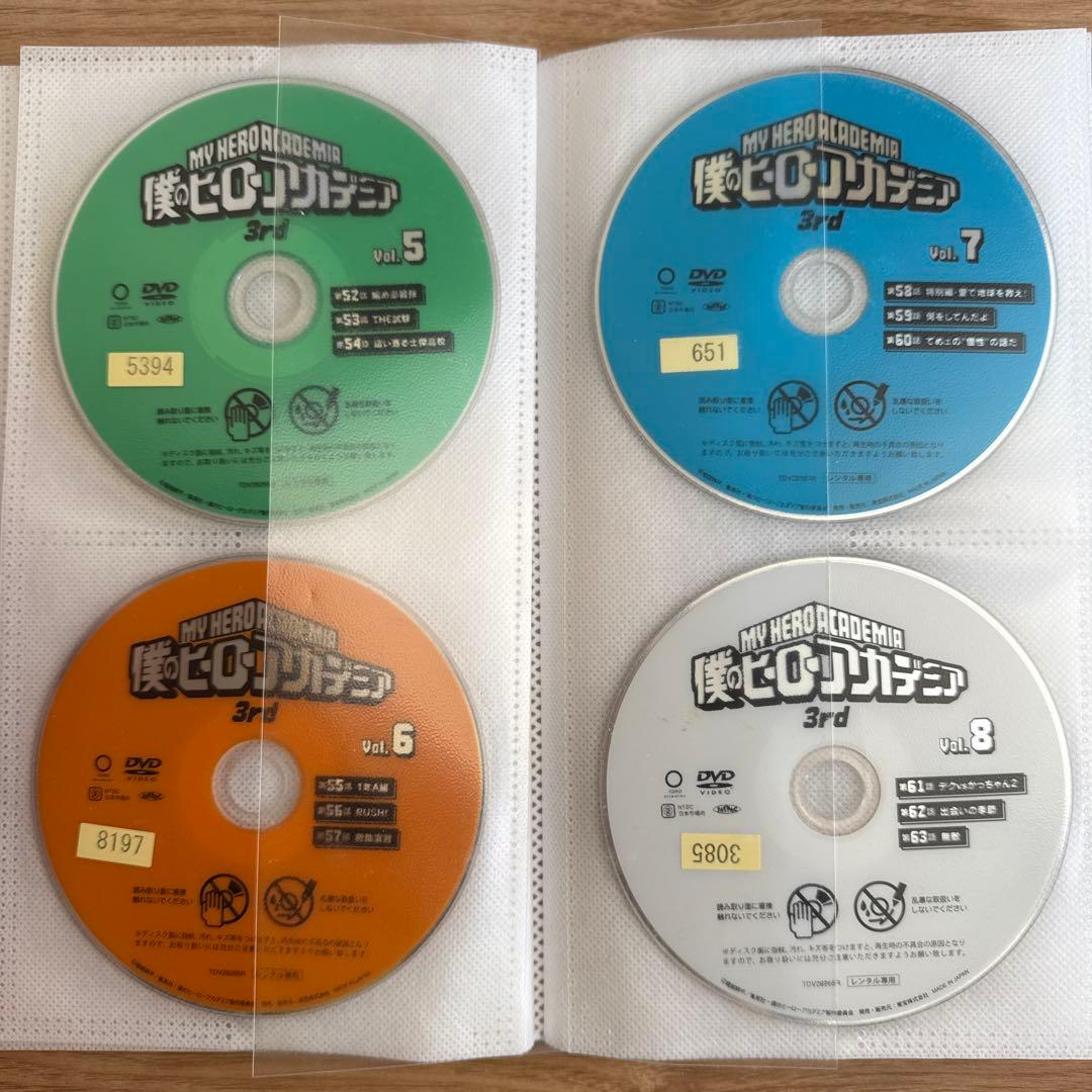 ヒロアカDVD 1期〜6期　劇場版2作