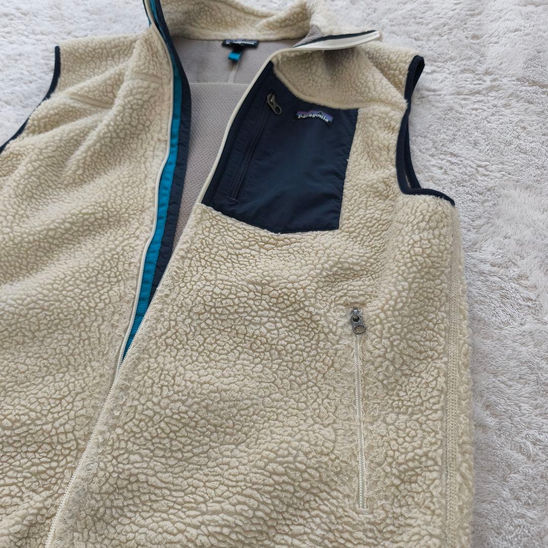 【今週20%OFF】patagonia フリースベスト Lサイズ ベージュ