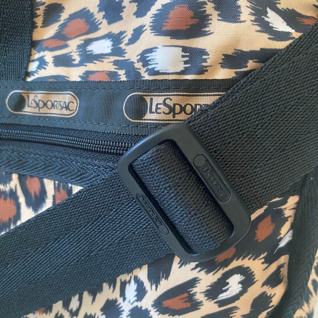 LeSportsac レスポートサック　ボストンバッグ　レオパード　ヒョウ柄　大