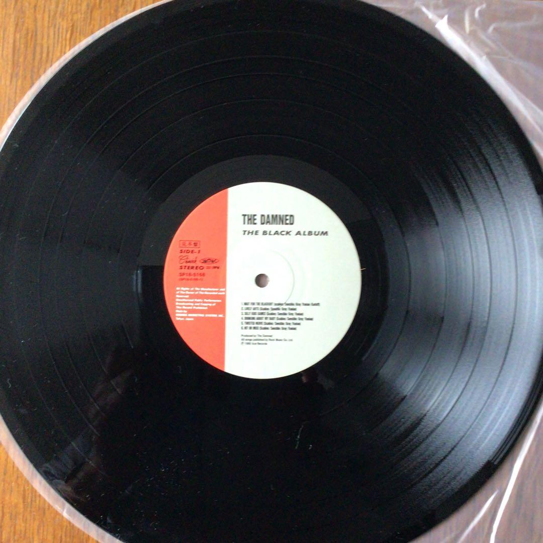 THE DAMNED THE BLACk ALBUM 帯付き、国内見本盤LP