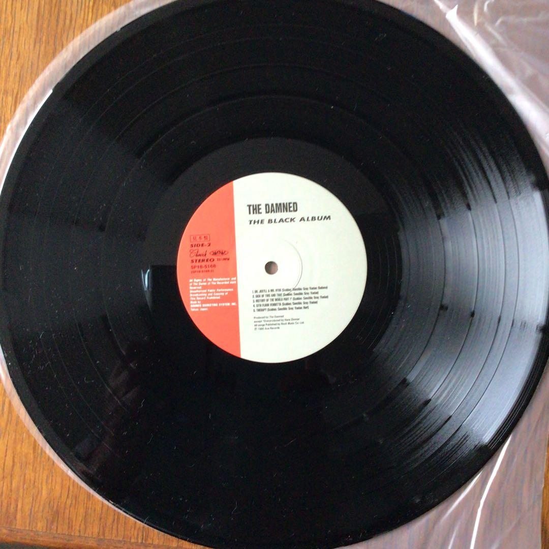 THE DAMNED THE BLACk ALBUM 帯付き、国内見本盤LP