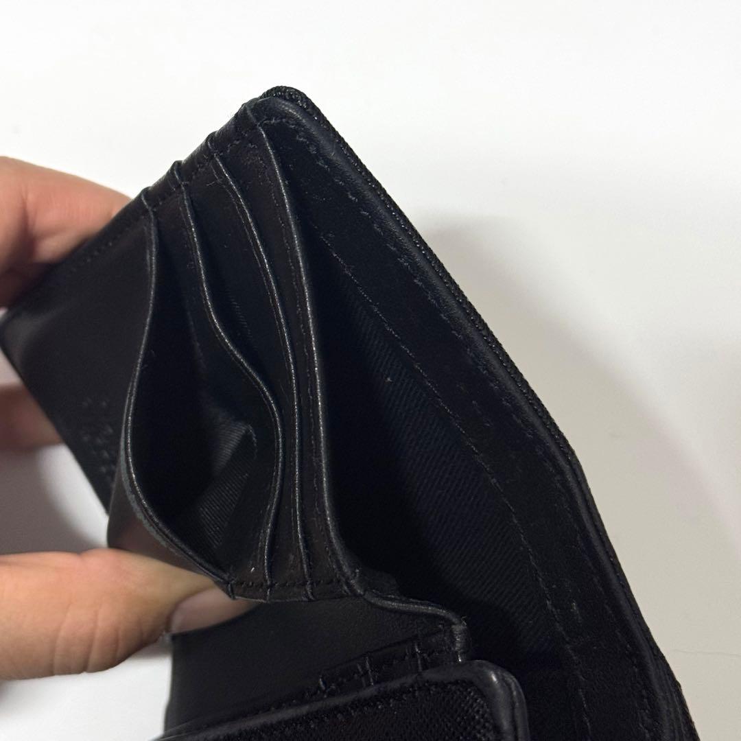 Vivienne Westwood ブラック 三つ折り財布