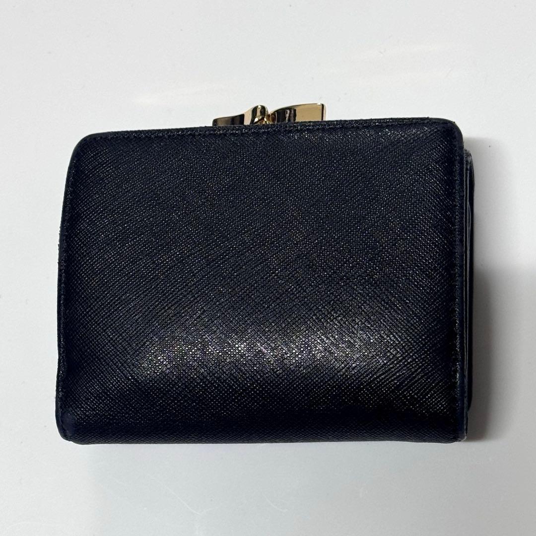 Vivienne Westwood ブラック 三つ折り財布