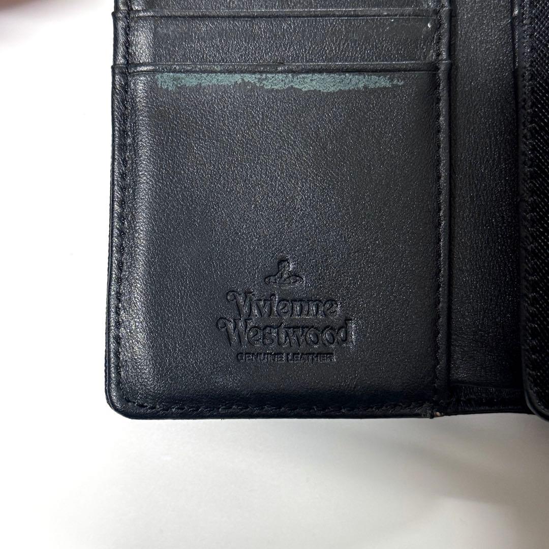 Vivienne Westwood ブラック 三つ折り財布
