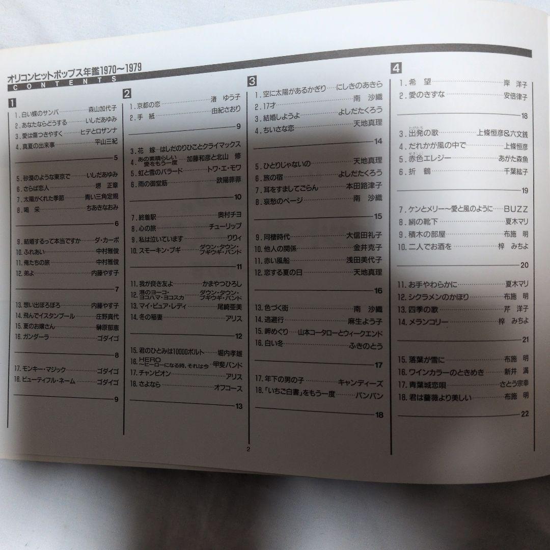【美品】オリコン ヒットポップス年鑑 1970〜1979 CD12枚全216曲