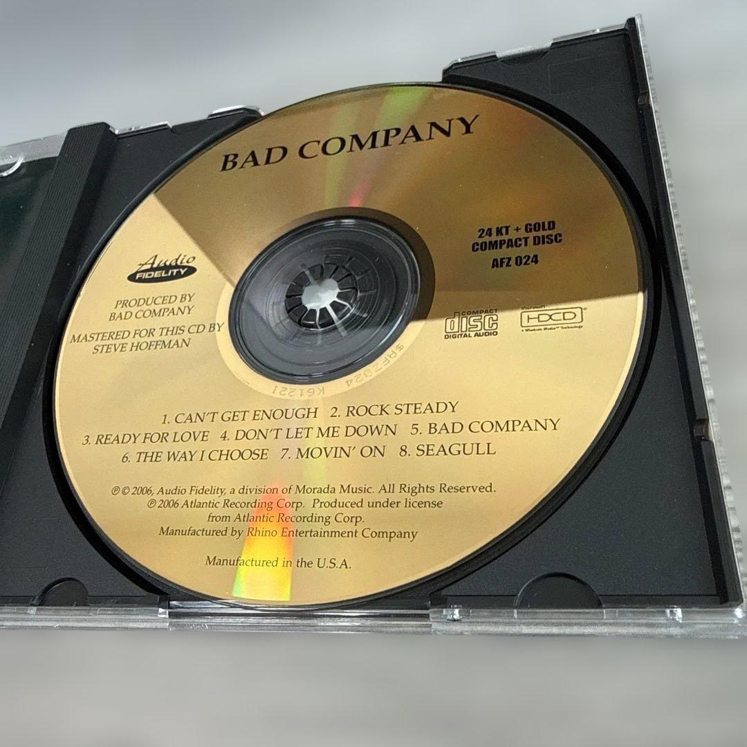 BAD COMPANY 24KゴールドCD バッド・カンパニー GOLD