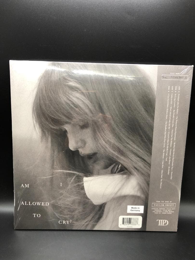 未使用品 テイラースウィフト TTPD The Alba Tross レコード