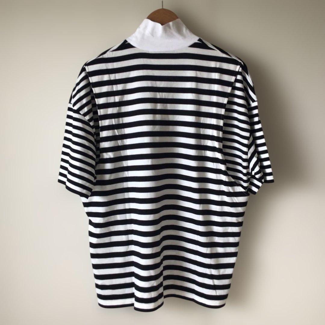 新品softhyphenハイネックボーダーtシャツサイズ02