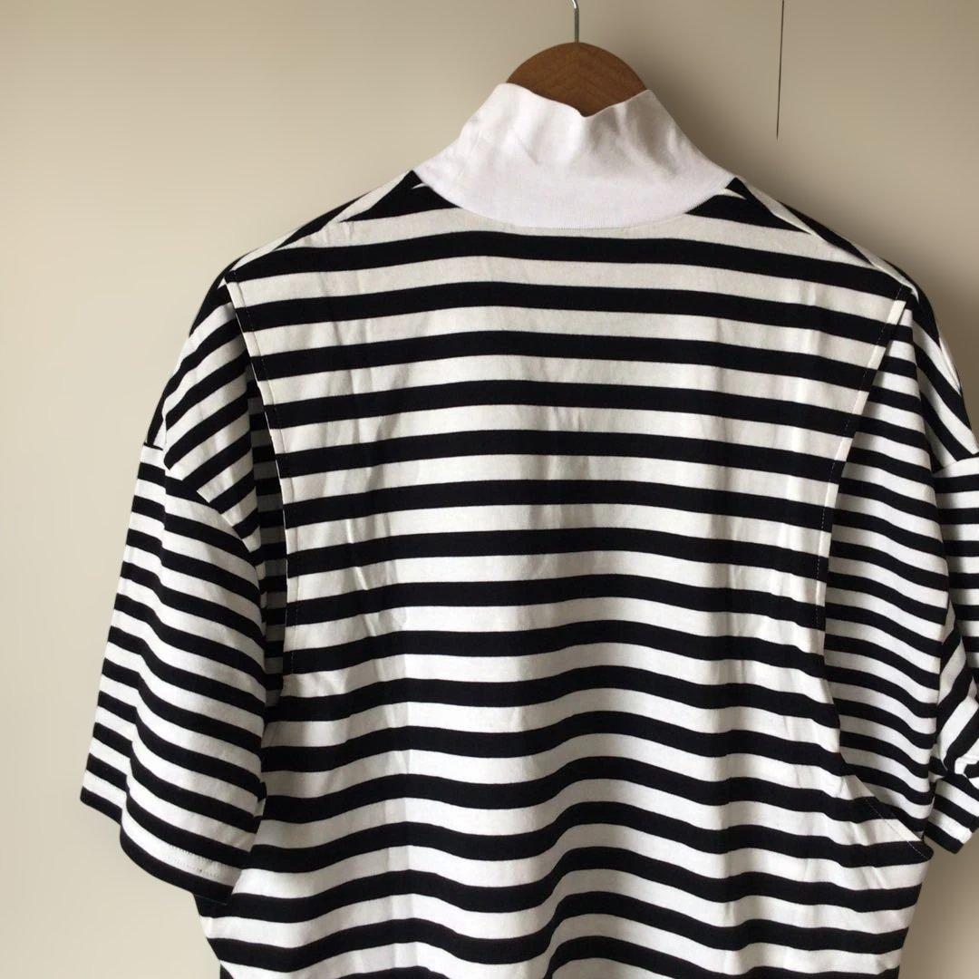 新品softhyphenハイネックボーダーtシャツサイズ02