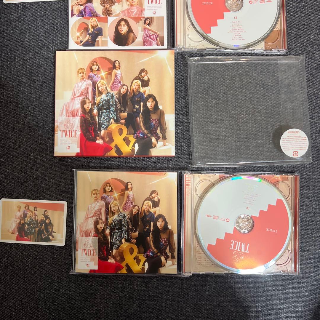 &TWICE 初回盤 A.Bセット　CD &DVD
