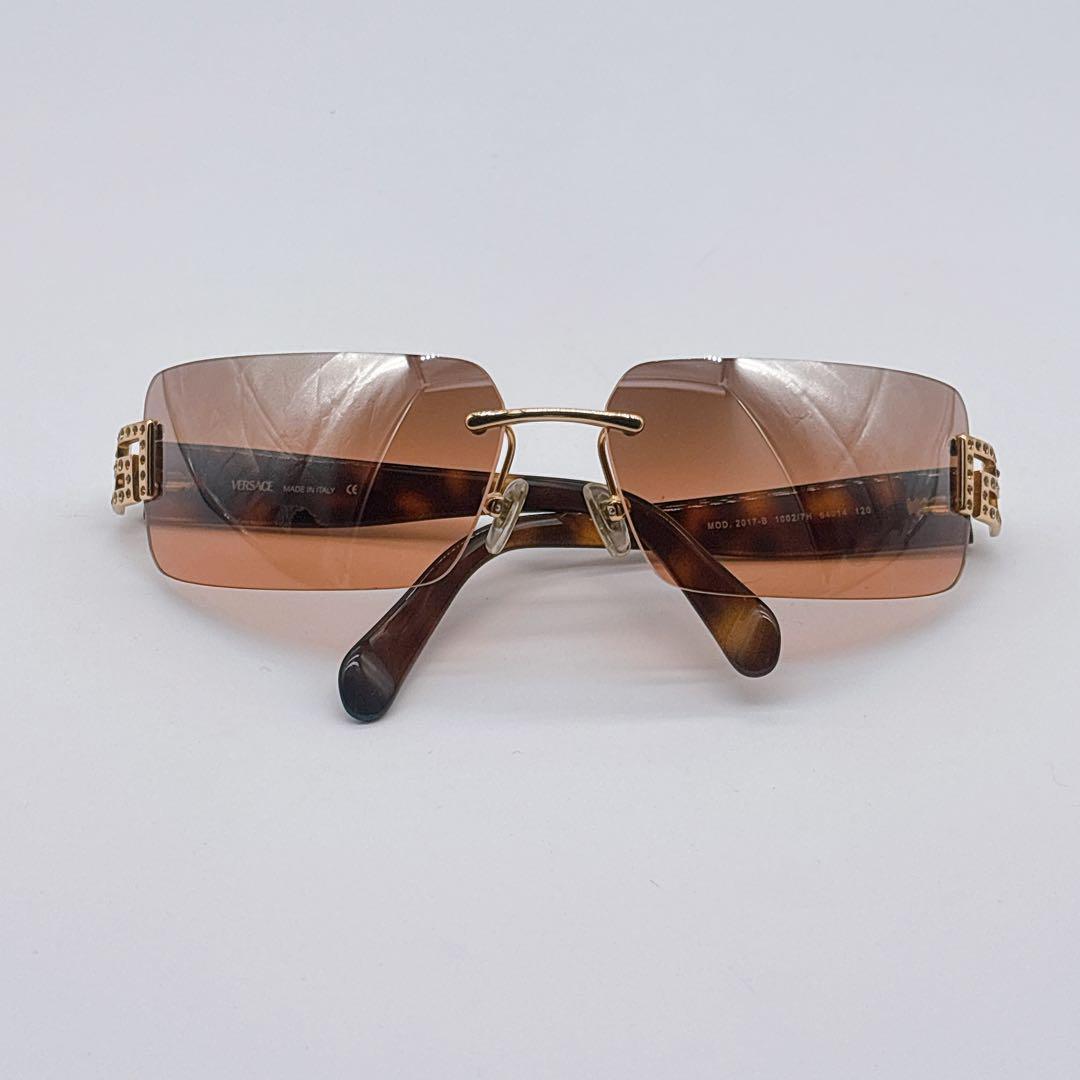 小物 00s archive VERSACE sunglasses y2k stone