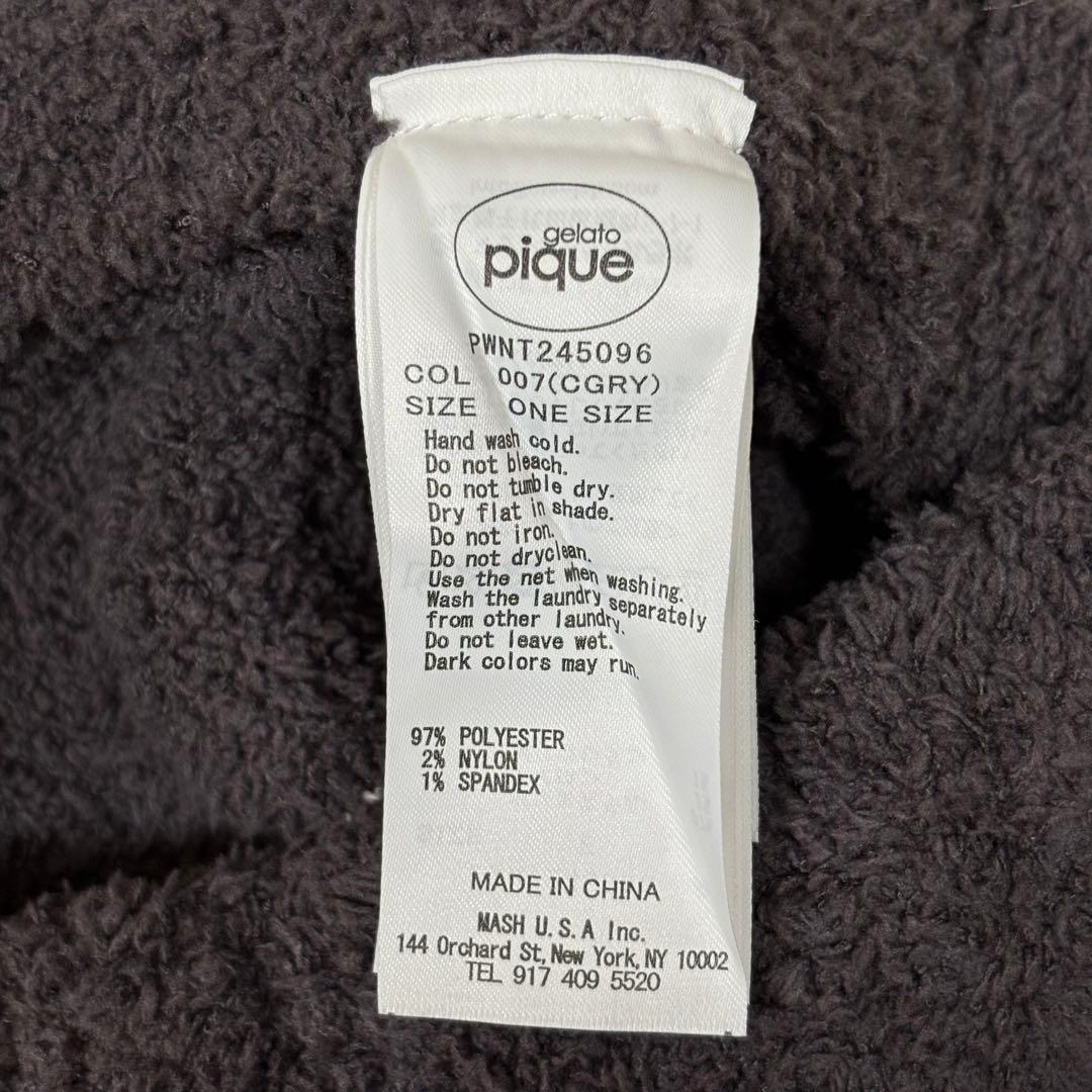 【新品】gelato pique パウダーボーダー セットアップ グレー F