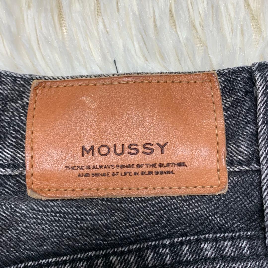 【美品 】MVS マウジー MOUSSY フレアデニム ブラック ハイライト26