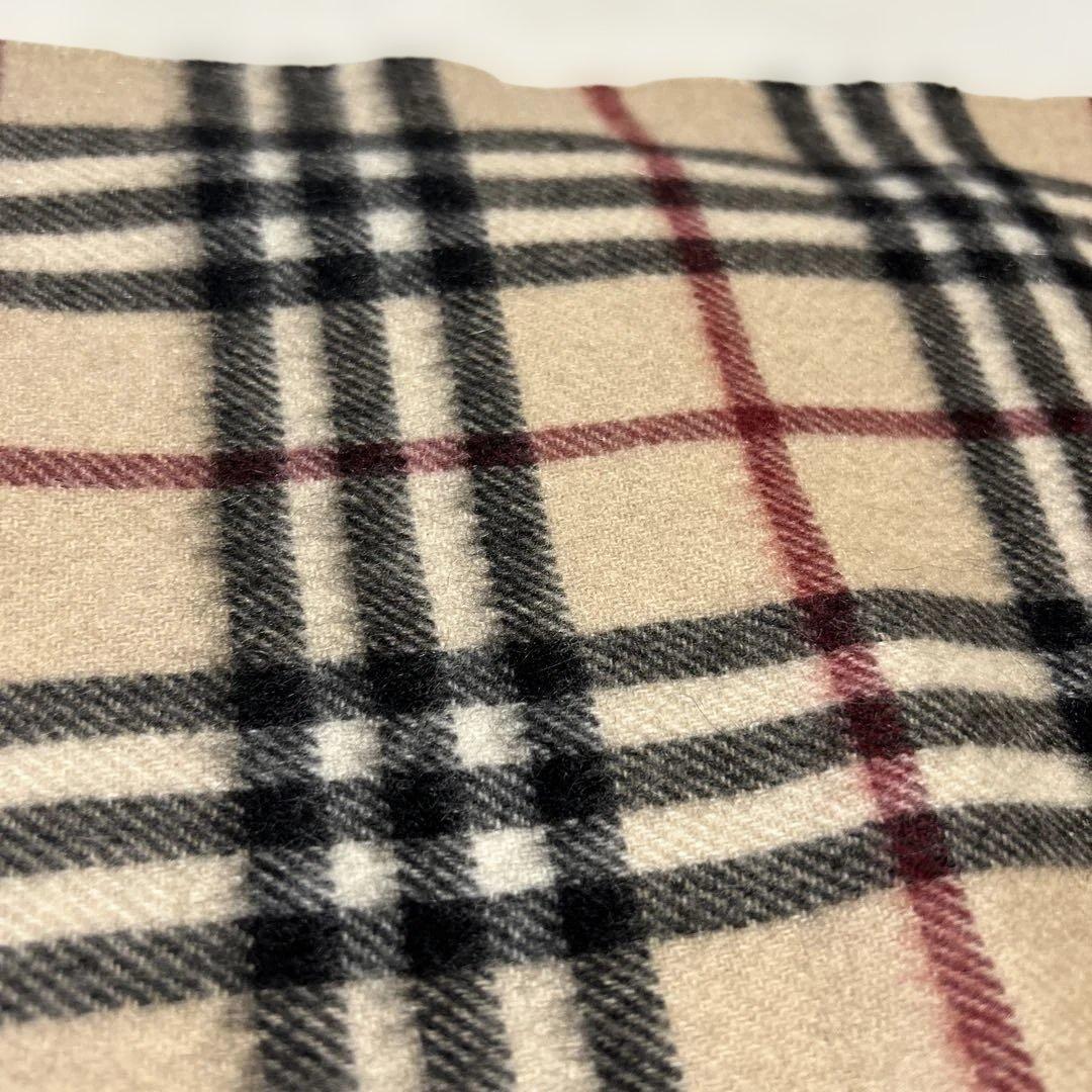 BURBERRY カシミヤ100 チェックマフラー