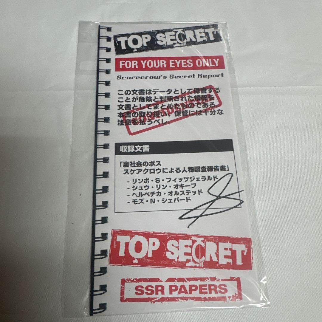 BUSTAFELLOWS おみやげペーパー　SSペーパー TOP SECRET