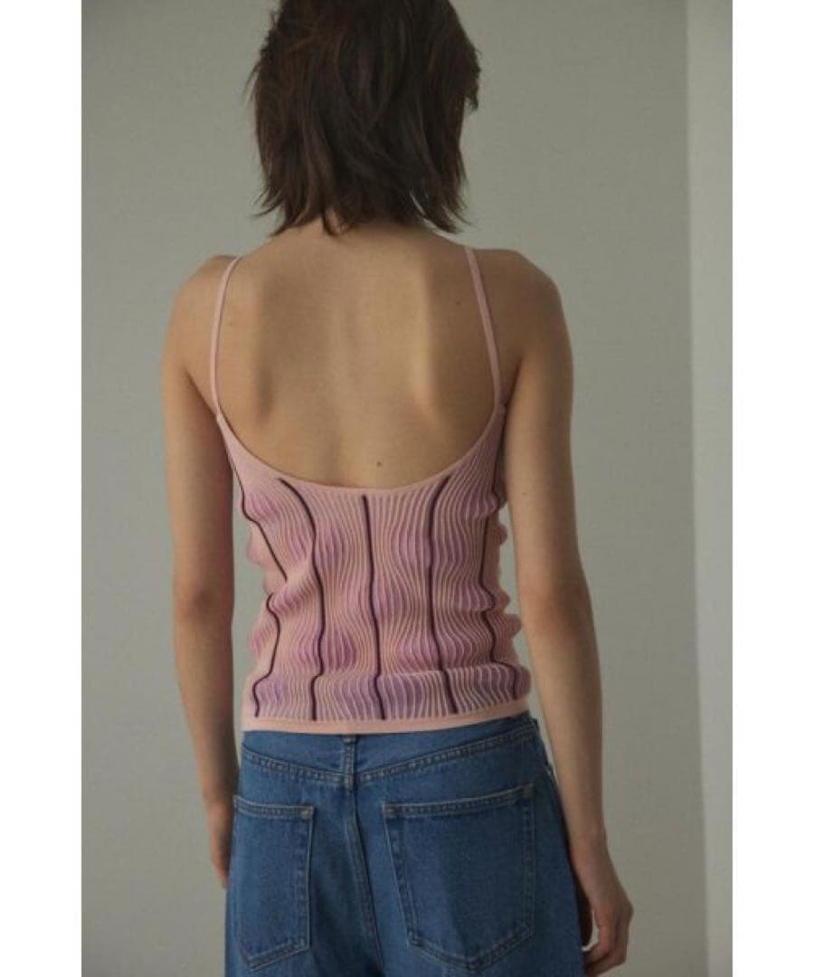 ブラックバイマウジー　random stripe camisole