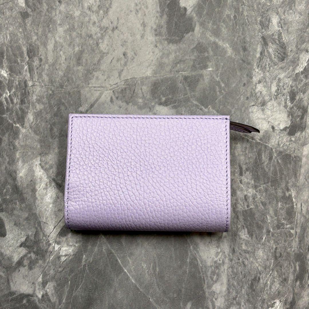 ナナ ✨GUCCI 折り財布 GGマーモン 772738 ライトパープル