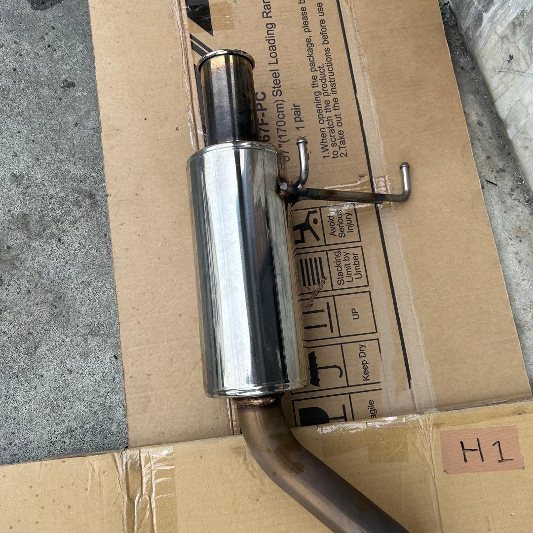 【中古】Spoon N1 テールサイレンサー マフラー フィット GE8