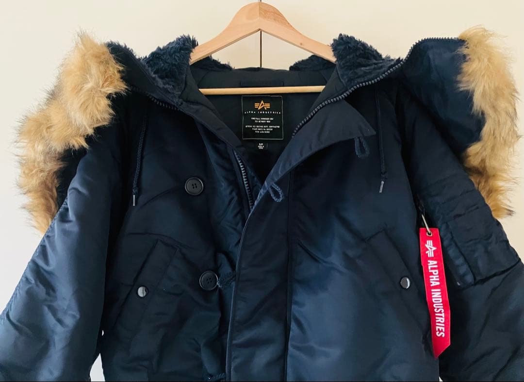 ALPHA INDUSTRIES N-2B navy s 美品