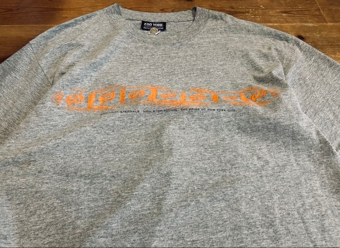 Tシャツ 古着 90s Zoo York ズーヨーク 両面 XL 美品 スケボー
