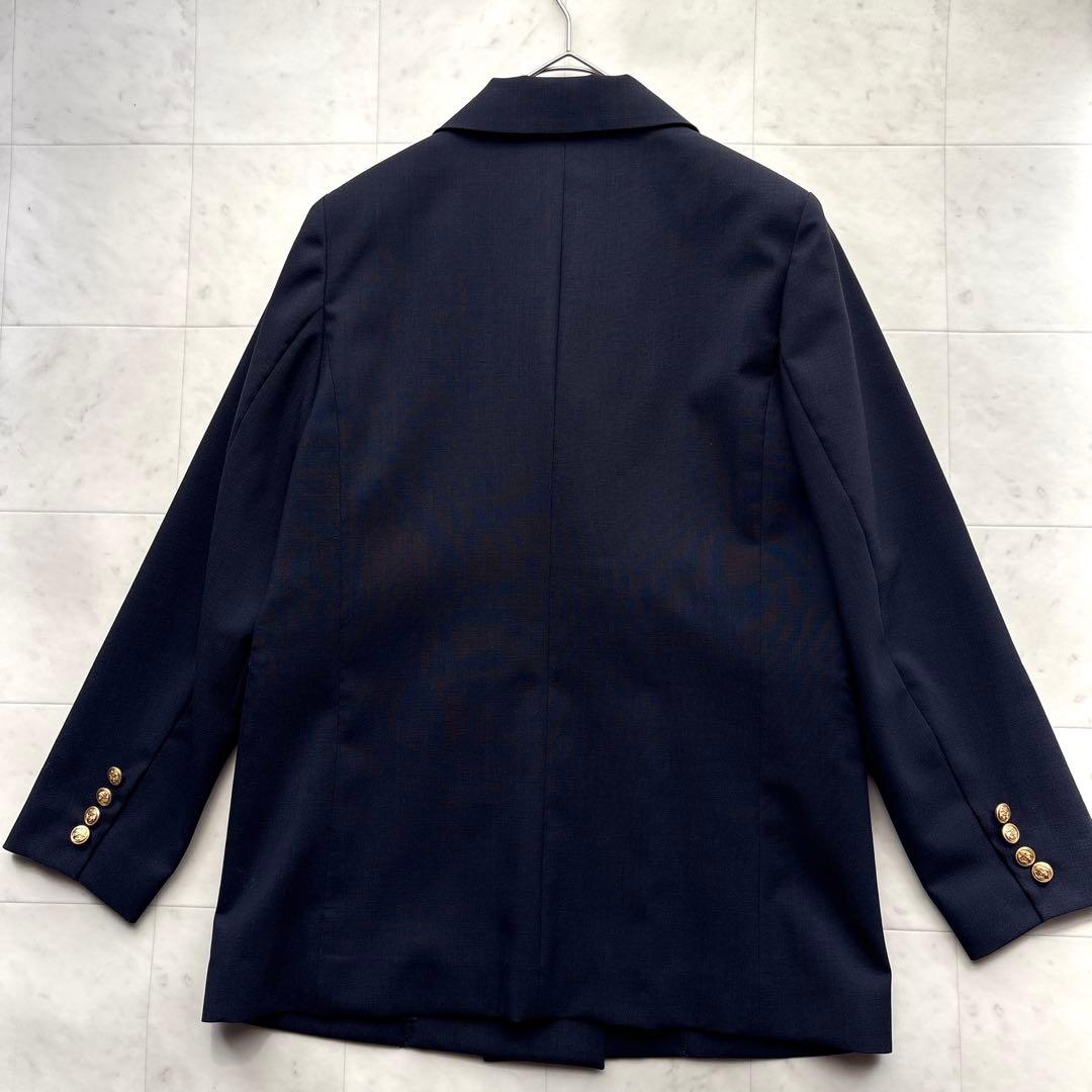 トゥモローランド 未使用品 金ボタン 紺ブレザー ネイビー ９号 ダブルブレスト
