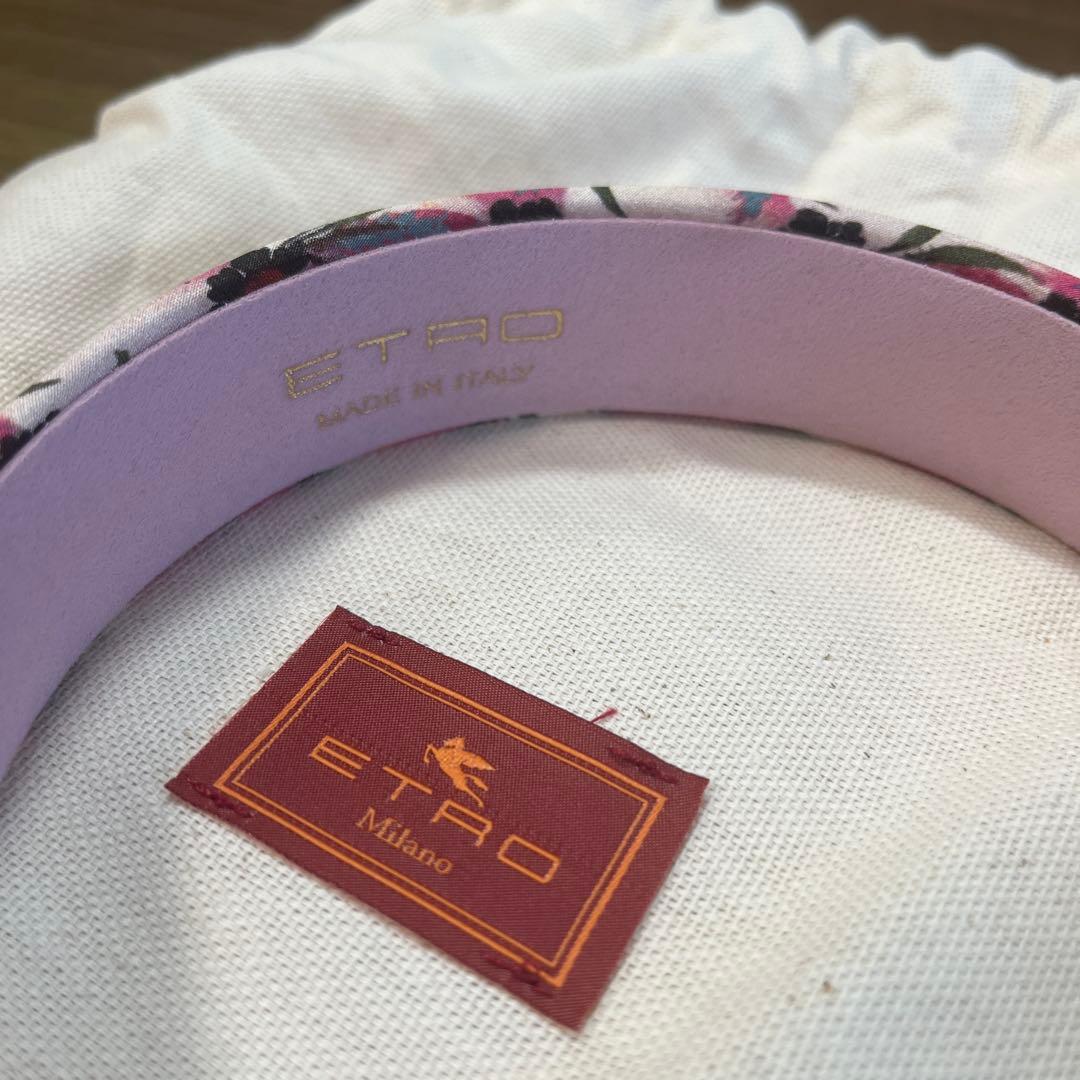 新品未使用　ETRO 花柄 ヘアバンド　カチューシャ