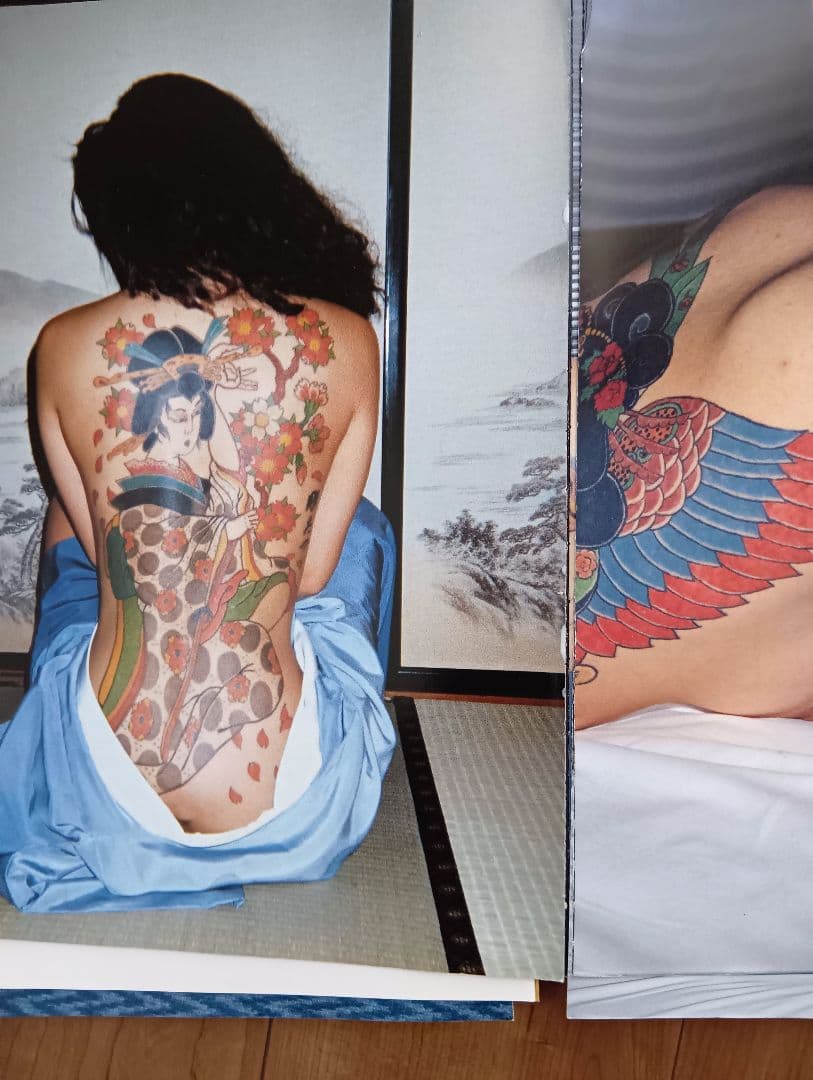 「刺青妖花」　 日本の刺青文化写真集　入墨　★中綴じほつれあり→写真見て★