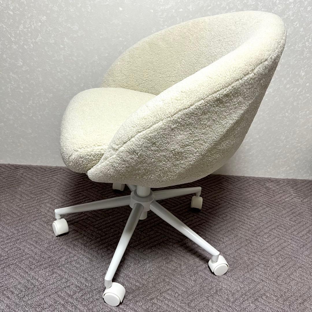 【極美品】ニトリ　オフィスチェア　OC106 WH ホワイト