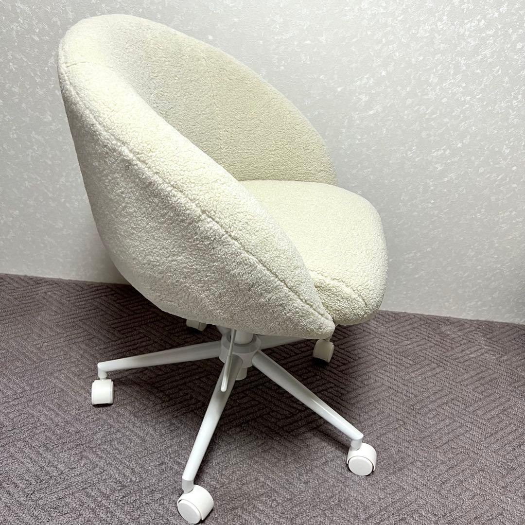 【極美品】ニトリ　オフィスチェア　OC106 WH ホワイト