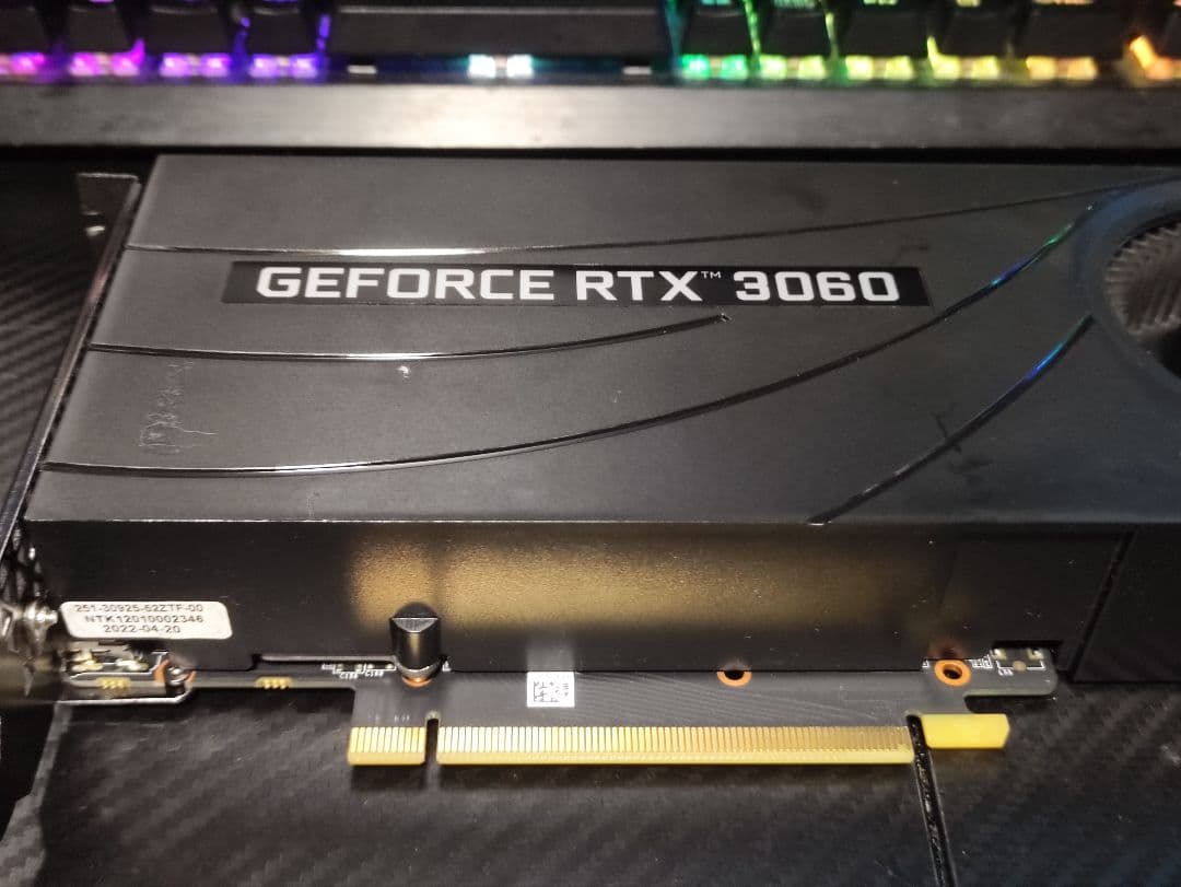 ZOTAC RTX3060 12GB(BTOパソコン抜き出し？)