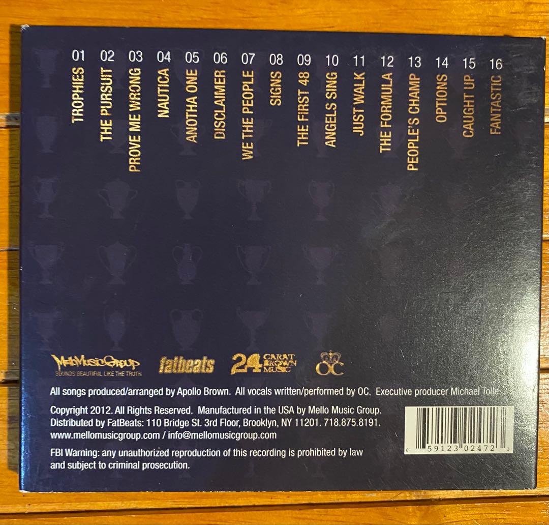 洋楽 Apollo Brown + O.C. - Trophies 1st press