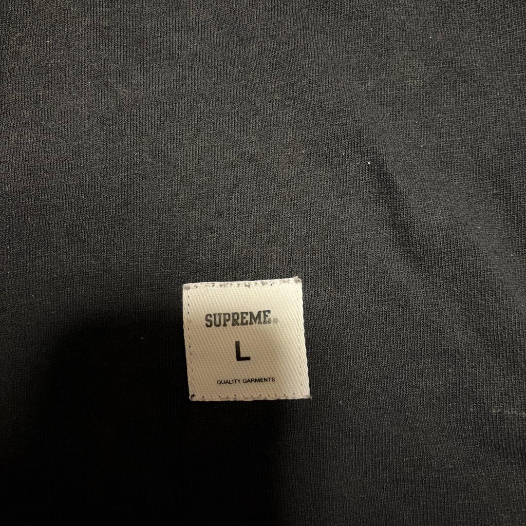 Supreme ツイルアップリケ Tシャツ 半袖 サイズL