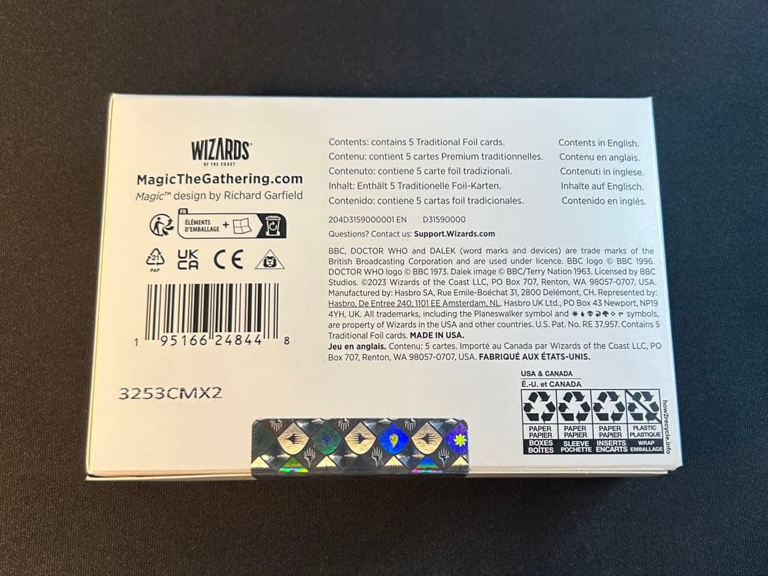 MTG【Foil】Doctor Who: The Dalek Lands１箱