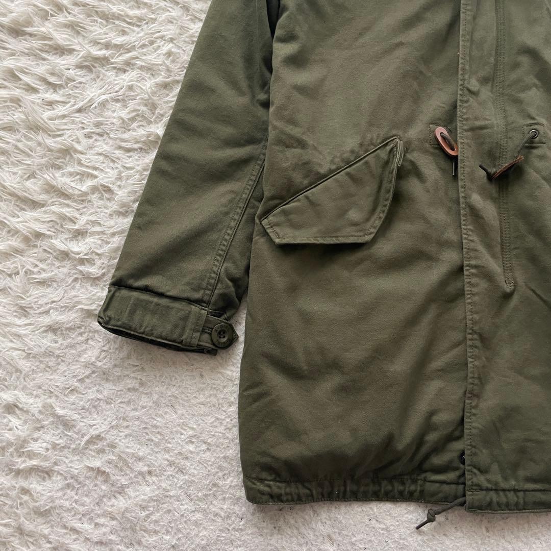 X-girl ALPHA INDUSTRIES 2way ファー　モッズ コート