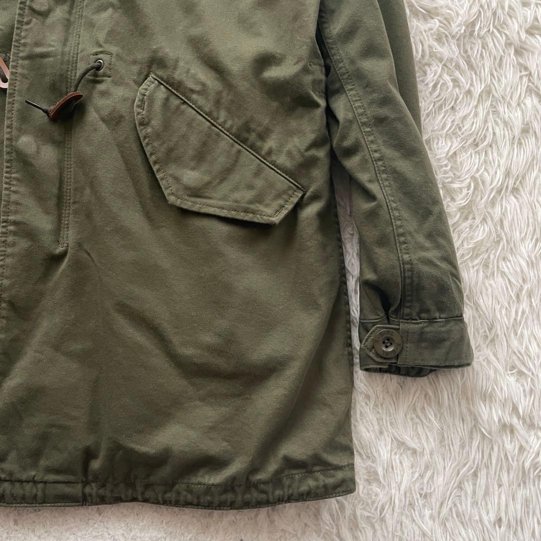 X-girl ALPHA INDUSTRIES 2way ファー　モッズ コート