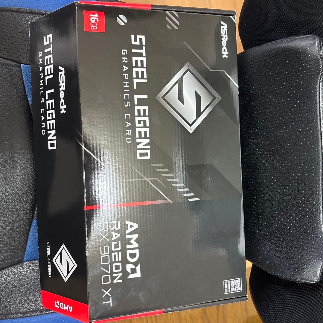 グラフィックボード・グラボ・ビデオカード ASRock RX9070XT STEEL LEGEND 16G