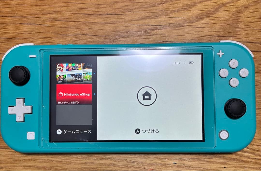 Nintendo Switch Lite ターコイズ（スティック交換済）