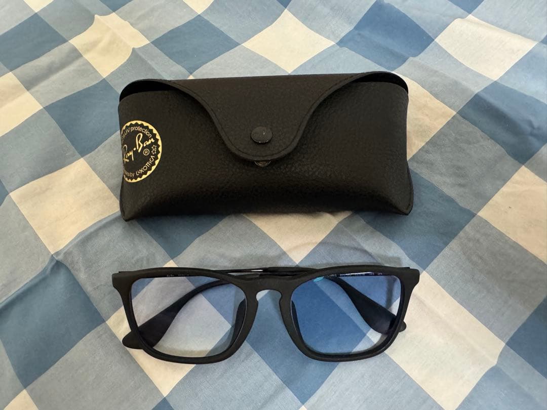 Ray-Ban ブルーレンズサングラス ケース付き