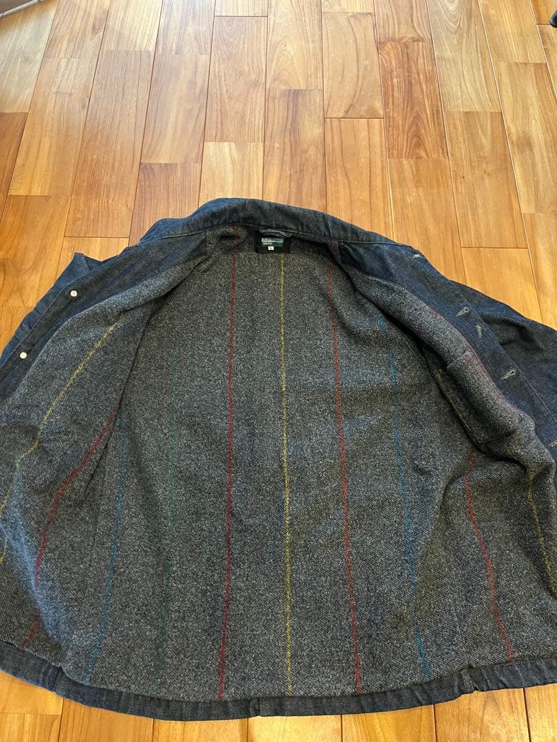 paul smithデニム カバーオール　美品　日本製　ボアライナー付きメンズＬ