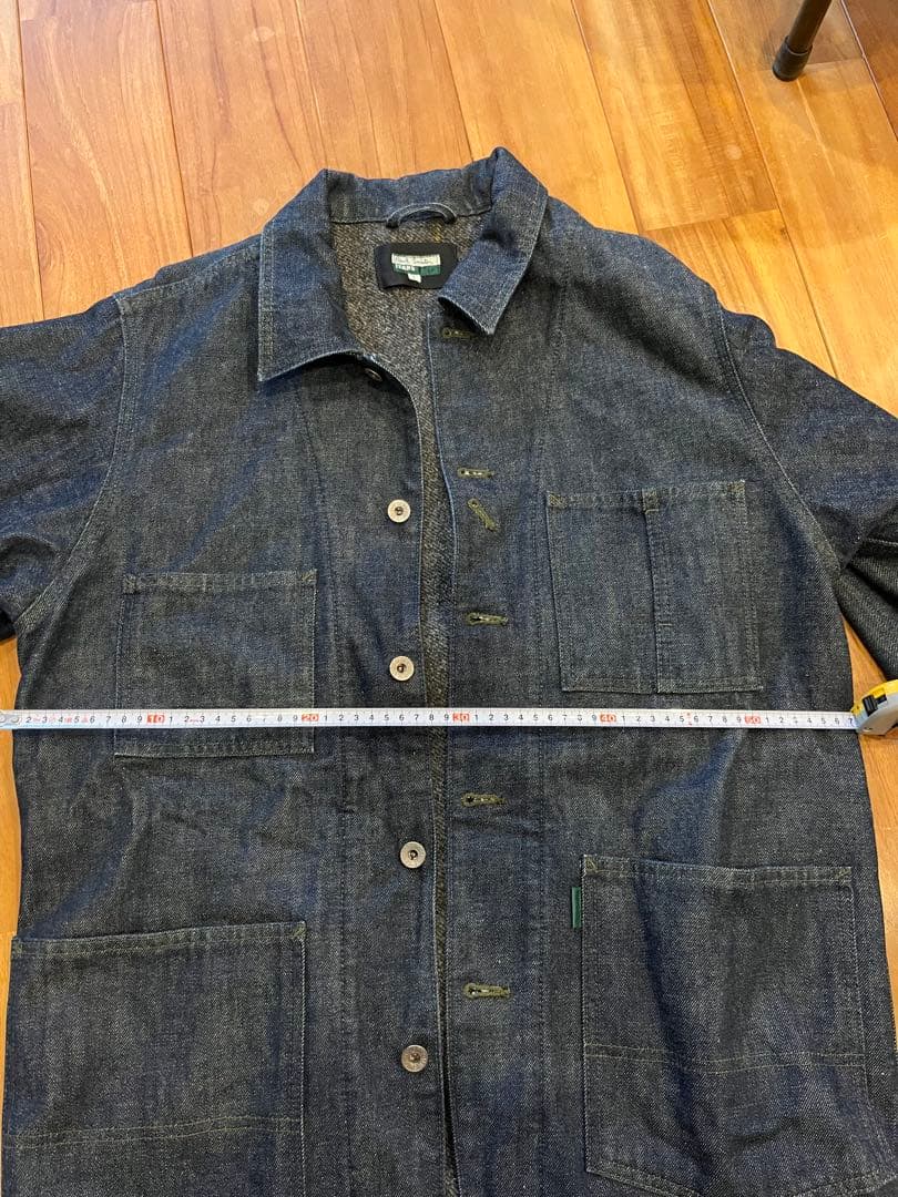 paul smithデニム カバーオール　美品　日本製　ボアライナー付きメンズＬ