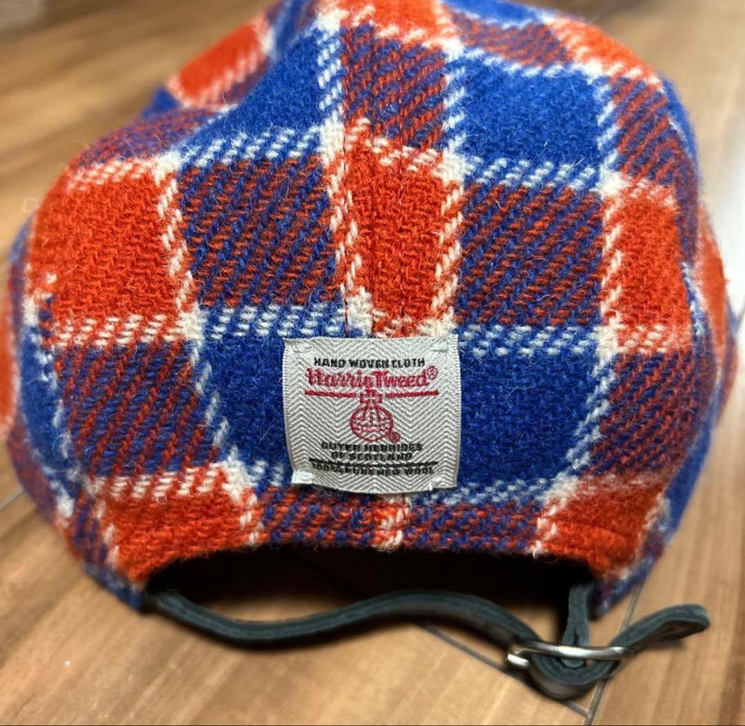 帽子 Supreme Harris Tweed Camp Cap\"Red Plaid\"