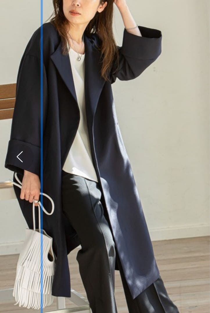 NOBLE トリプルクロスガウンコート　美品