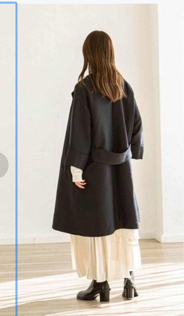 NOBLE トリプルクロスガウンコート　美品
