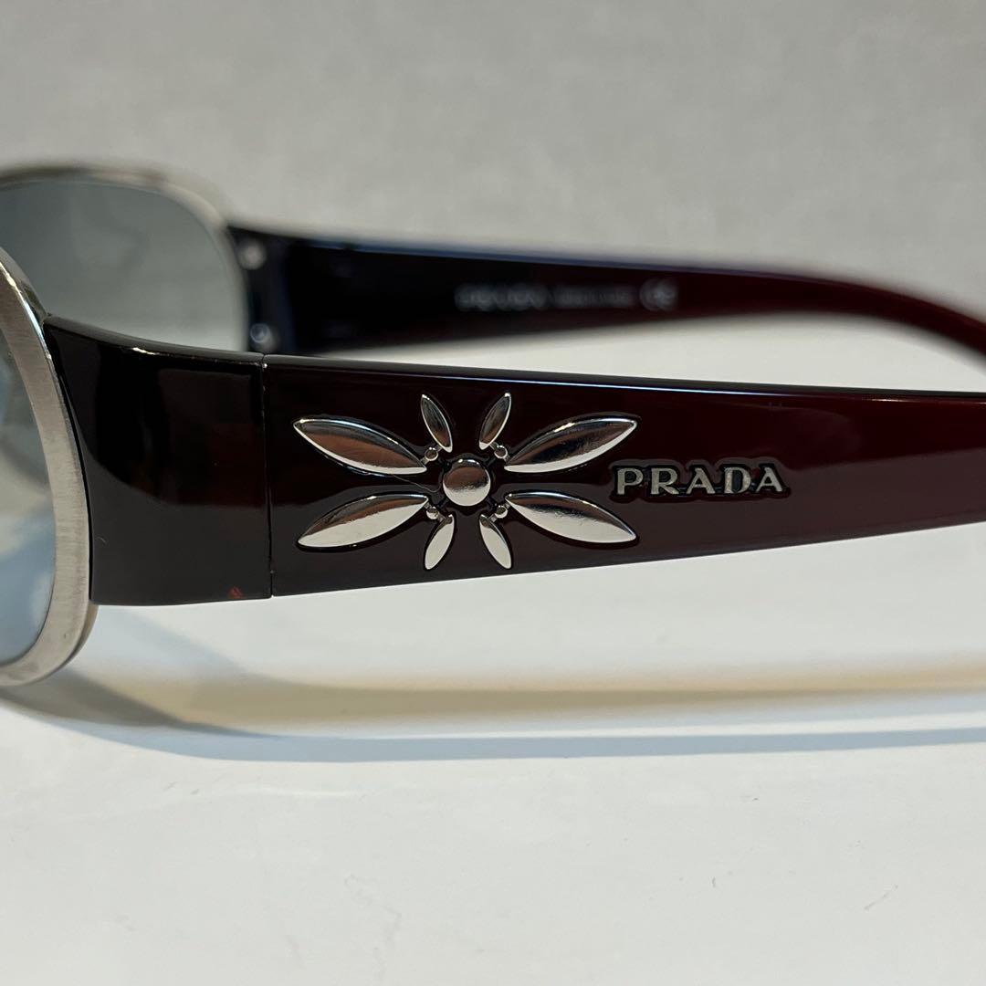 プラダ PRADA サングラス アイウェア フラワー　花 メタル