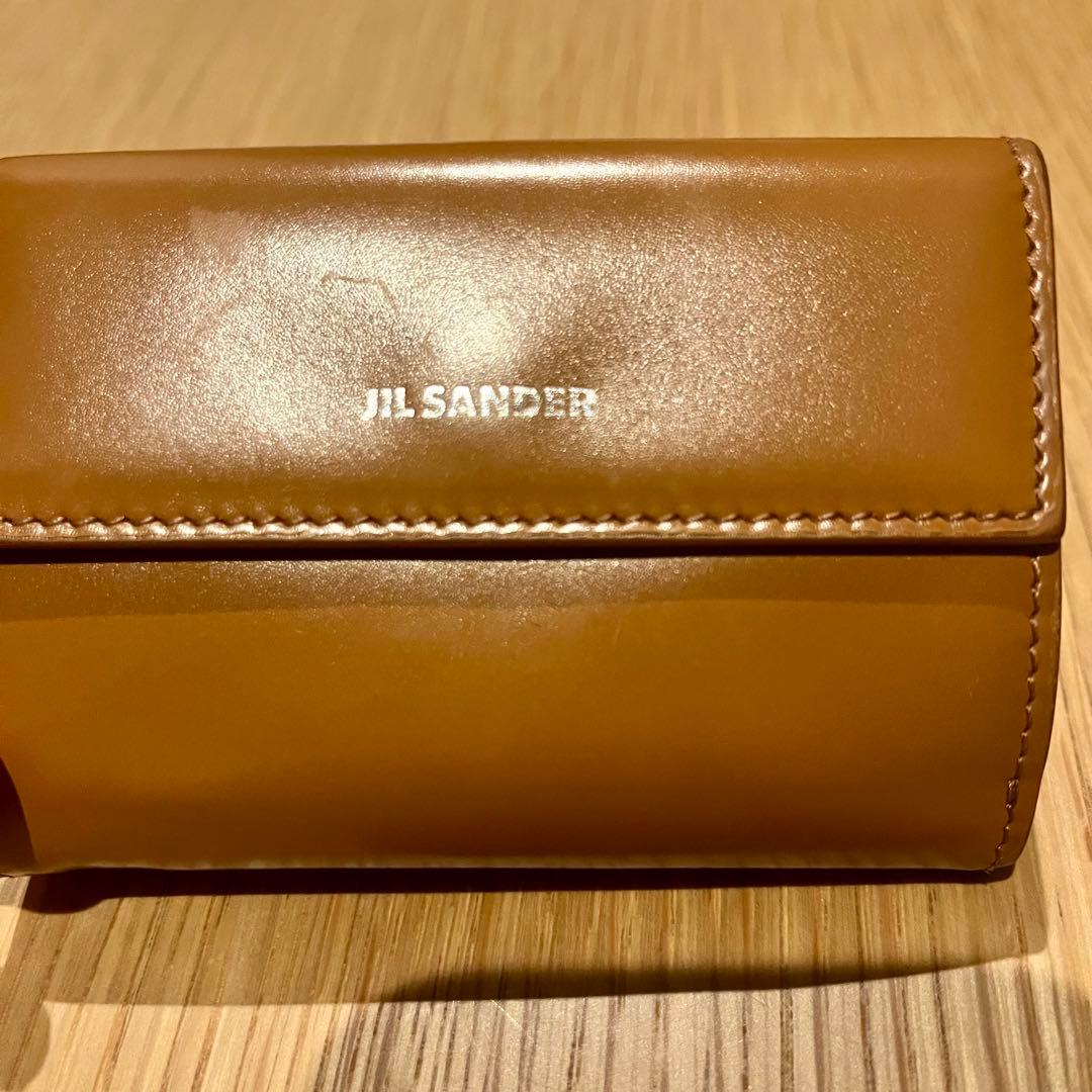 JIL SANDER キャメル 三つ折り財布