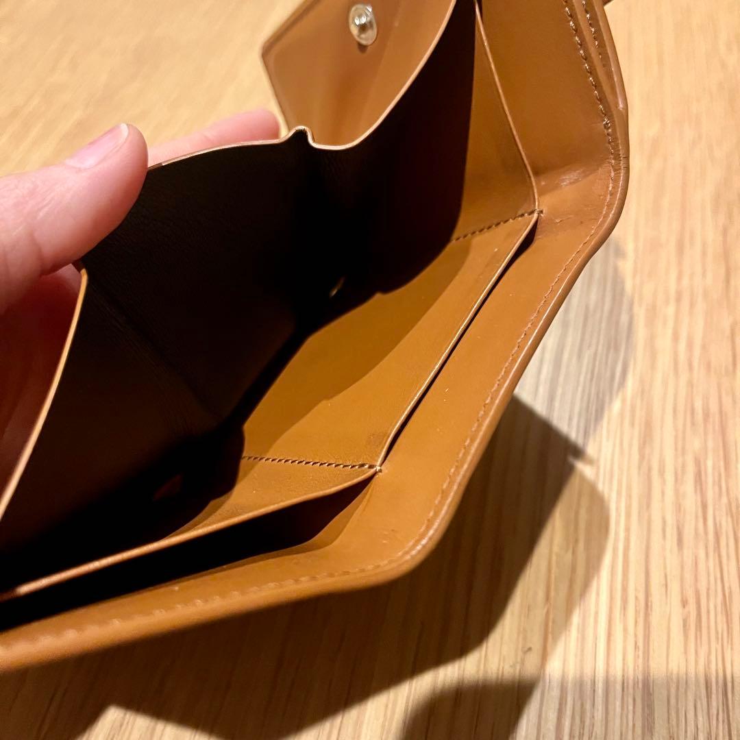 JIL SANDER キャメル 三つ折り財布