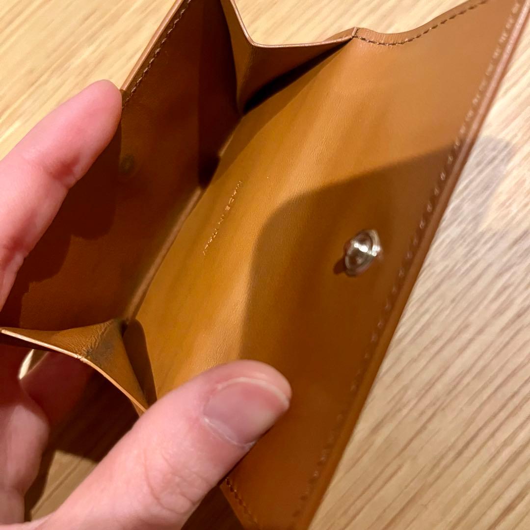 JIL SANDER キャメル 三つ折り財布